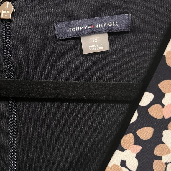 NWT Tommy Hilfiger Gathered Sheath Faux-Wrap Mini Dress Sz 10 - Picture 8 of 9